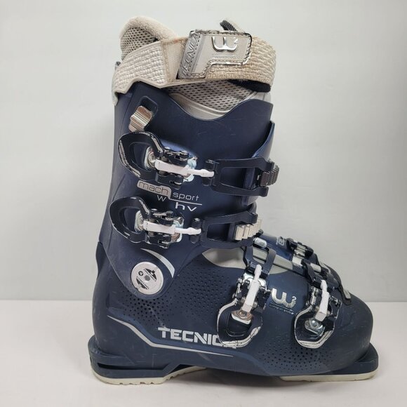 Tecnica Mach1 MV 95 W TD GW Women's Dark Blue Ski Boots US Size 7.5 - Picture 2 of 12